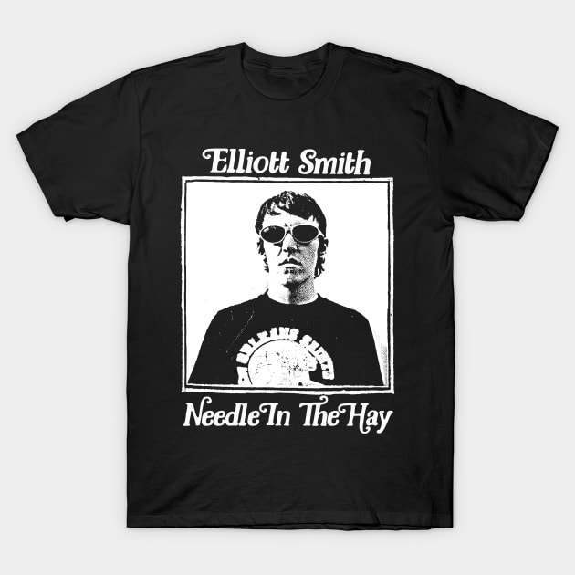 Elliott Smith // Retro Styled Fan Art Design T-Shirt by DankFutura